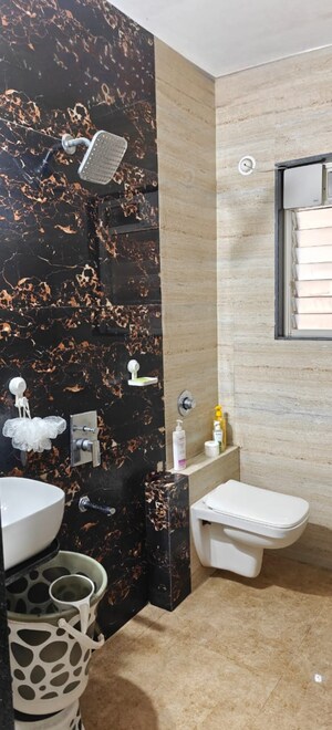 Bathroom in 2.5 BHK Apartment at Shelter Residency, Kharghar – for Sale