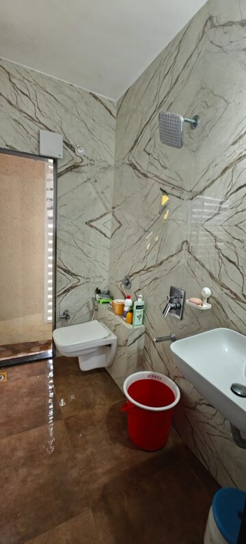 Bathroom in 2.5 BHK Apartment at Shelter Residency, Kharghar – for Sale