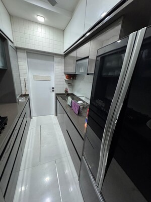 Kitchen in 3 BHK Apartment at Earth Building, Matunga East – for Rent