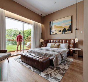 Bedroom in 3 BHK Builder Floor at Grace Resilviaa, Sector 78 – for Sale