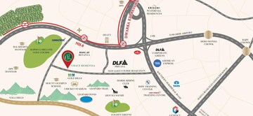 3 BHK Builder Floor – Map Location View at Grace Resilviaa, Sector 78 - for Sale