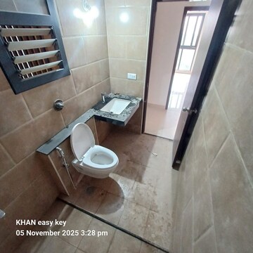 Bathroom in 3 BHK Apartment at Puravankara Purva Atmosphere, Thanisandra Main Road – for Rent