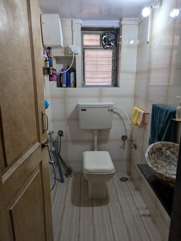 Bathroom in 2 BHK Apartment at Panchavati CHS Sion East, Sion East – for Rent