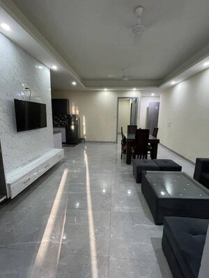 Living Room in 3 BHK Builder Floor at Saket – for Rent