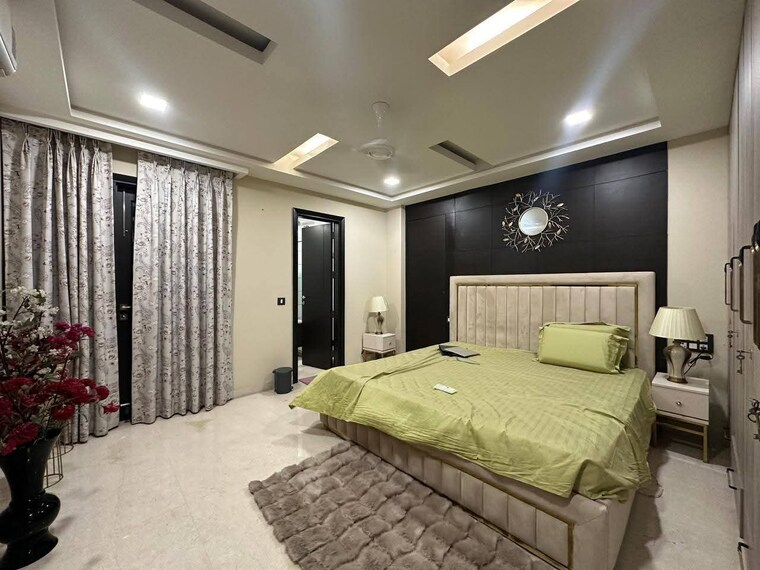 Bedroom, saket 3 Bedroom 1500 Sq.Ft. Builder Floor In Saket Delhi 9584569