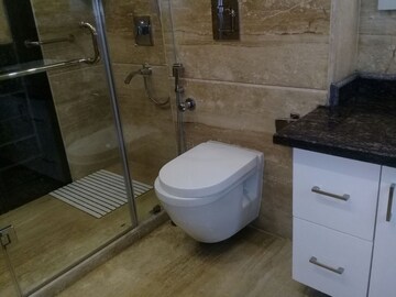 Bathroom in 4 BHK Builder Floor at Defence Colony – for Rent