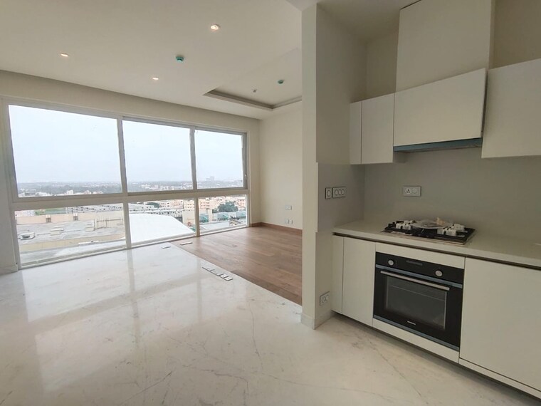 Kitchen, bhartiya-city-leela-residences Studio 813 Sq.Ft. Apartment In Thanisandra Main Road Bangalore 9584646