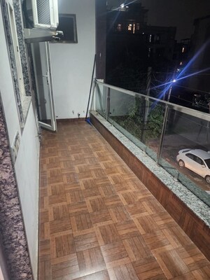 Balcony in 1.5 BHK Builder Floor at Novus Tower, Sector 18 – for Rent