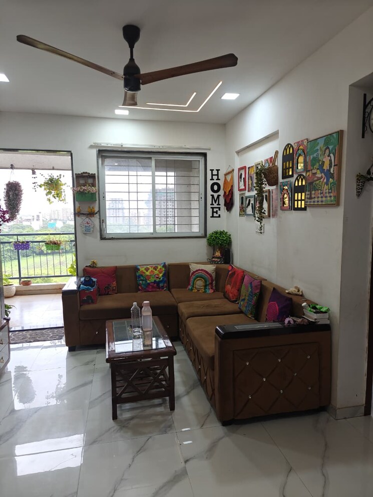 Living Room, moshi 2 Bedroom 680 Sq.Ft. Apartment In Moshi Pune 5642347