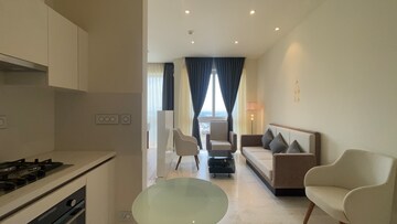 Living Room in 1 RK Apartment at Bhartiya Leela Residences, Thanisandra Main Road – for Sale