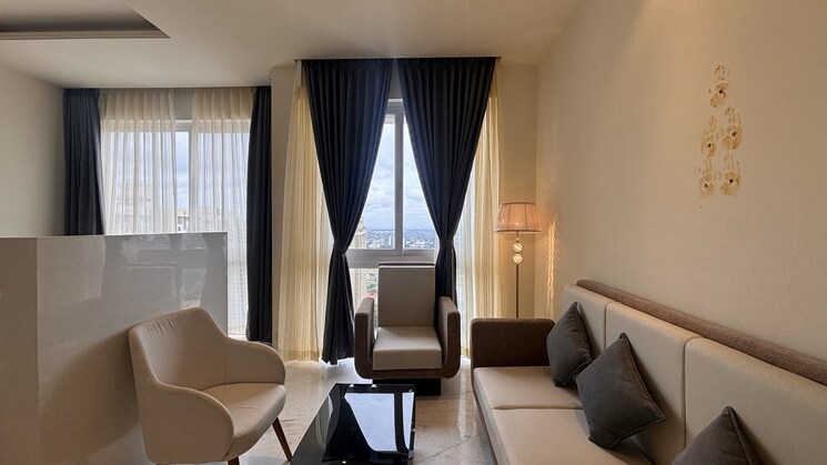 Living Room, bhartiya-leela-residences 1 RK 835 Sq.Ft. Apartment In Thanisandra Main Road Bangalore 9584815