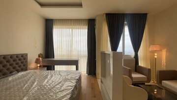 Living Room in 1 RK Apartment at Bhartiya Leela Residences, Thanisandra Main Road – for Sale