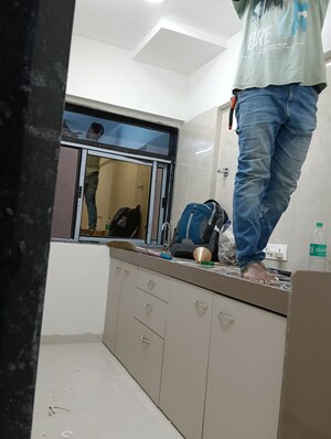 Kitchen in 1 BHK Apartment at Gagangiri CHS Andheri, Andheri East – for Rent