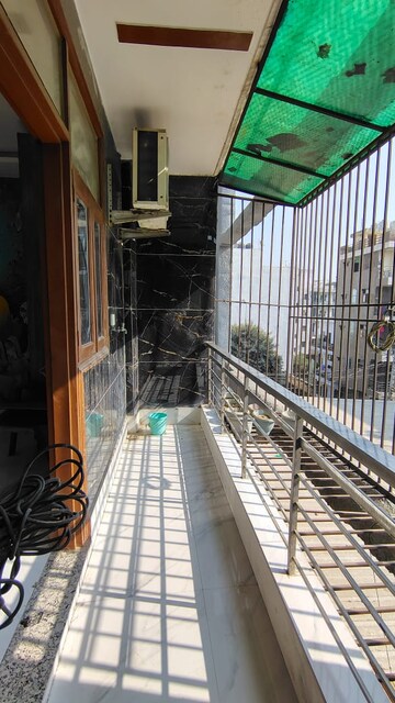 Balcony in 3 BHK Builder Floor at Dwarka Mor – for Rent