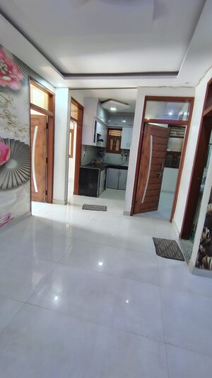 Living Room in 3 BHK Builder Floor at Dwarka Mor – for Rent