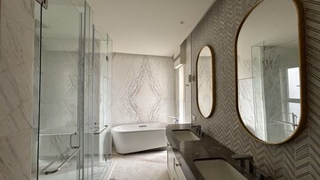 Bathroom in 4 BHK Apartment at Bhartiya Leela Residences, Thanisandra Main Road – for Sale