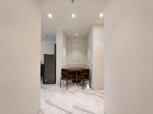 Bathroom in 2 BHK Apartment at Bhartiya Leela Residences, Thanisandra Main Road – for Rent