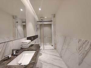 Attached Bathroom in 2 BHK Apartment at Bhartiya Leela Residences, Thanisandra Main Road – for Rent