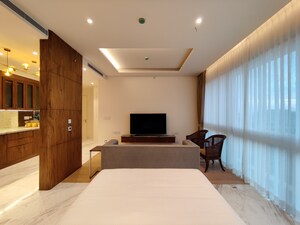 Kitchen in 2 BHK Apartment at Bhartiya Leela Residences, Thanisandra Main Road – for Rent