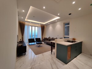 Team Area in 2 BHK Apartment at Bhartiya Leela Residences, Thanisandra Main Road – for Rent