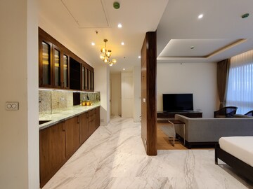 Bedroom in 2 BHK Apartment at Bhartiya Leela Residences, Thanisandra Main Road – for Rent