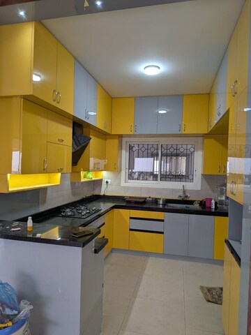 Kitchen in 3 BHK Apartment at G Corp The Icon, Thanisandra Main Road – for Rent