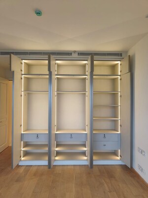 Building Lobby in 4 BHK Apartment at Bhartiya City Leela Residences, Thanisandra Main Road – for Sale