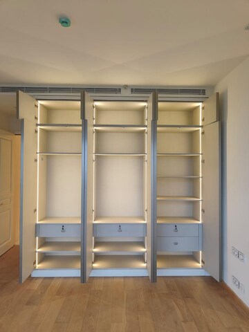 Building Lobby in 4 BHK Apartment at Bhartiya City Leela Residences, Thanisandra Main Road – for Sale