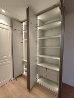 Staircase in 4 BHK Apartment at Bhartiya City Leela Residences, Thanisandra Main Road – for Sale