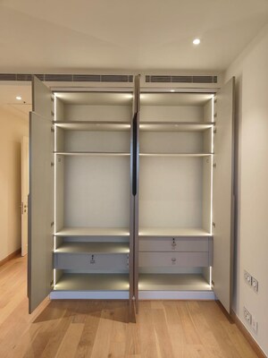 Building Lobby in 4 BHK Apartment at Bhartiya City Leela Residences, Thanisandra Main Road – for Sale