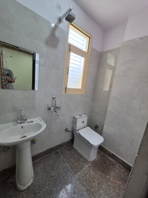 Bathroom in 3 BHK Apartment at Sector 19b Dwarka – for Rent