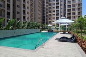 Swimming Pool in 3 BHK Apartment at Goyal Orchid Piccadilly, Thanisandra Main Road – for Rent