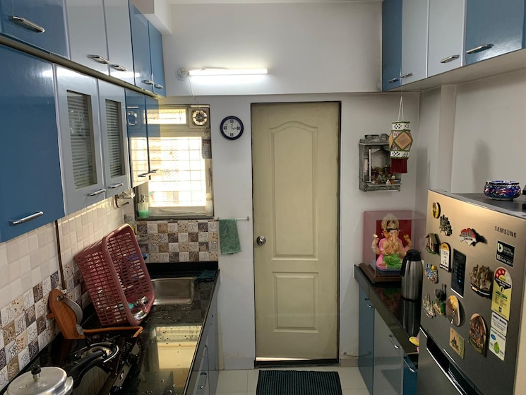 Kitchen, cosmos-orchid 1 Bedroom 450 Sq.Ft. Apartment In Ghodbunder Road Thane 9585809