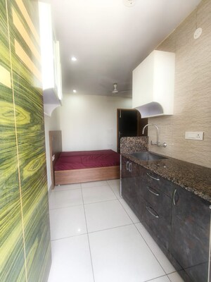 Kitchen in 1 RK Builder Floor at Ansal Plaza Sector-23, Sector 23 – for Rent