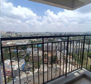 Balcony in 2 BHK Apartment at Prestige Misty Waters, Hebbal – for Rent