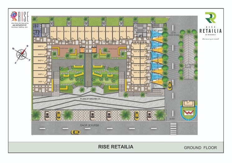 Master Plan, rise-retailia Commercial Shop 255 Sq.Ft. In Sector 1 Greater Noida Greater Noida 9586086