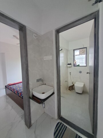 Bathroom in 1 BHK Apartment at Koregaon Park Annexe – for Rent