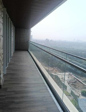 Balcony in 3 BHK Apartment at Sagitarius Bluegrass Residences, Kalyani Nagar – for Rent