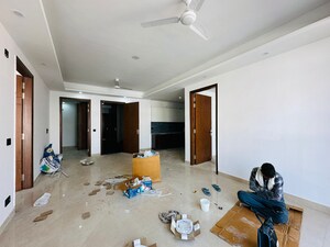 Living Room in 3 BHK Builder Floor at Saket – for Rent