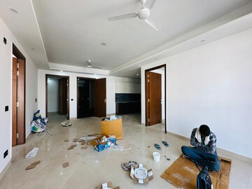 Living Room in 3 BHK Builder Floor at Saket – for Rent