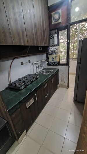 Kitchen in 1 RK Apartment at Sector 31 – for Rent