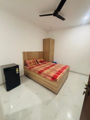 Bedroom in 1 RK Penthouse at Saurabh Niwas, Sector 40 – for Rent