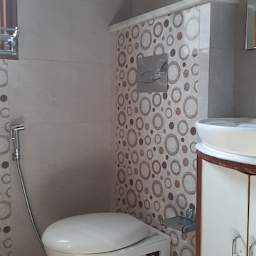 Bathroom in 2 BHK Builder Floor at Lajpat Nagar I – for Rent