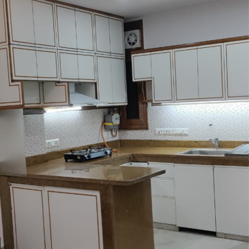 Kitchen in 2 BHK Builder Floor at Lajpat Nagar I – for Rent