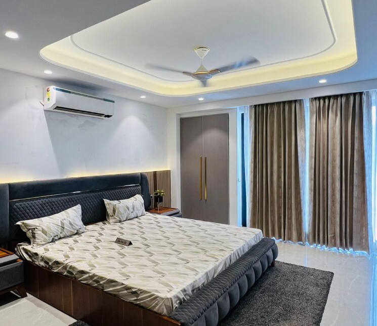 Bedroom, chattarpur 3 Bedroom 120 Sq.Yd. Builder Floor In Chattarpur Delhi 9586473