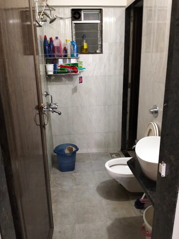 Bathroom in 2 BHK Apartment at Vihang Hills, Ghodbunder Road – for Rent