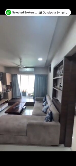 Living Room in 2 BHK Apartment at Gundecha Symphony, Andheri West – for Rent