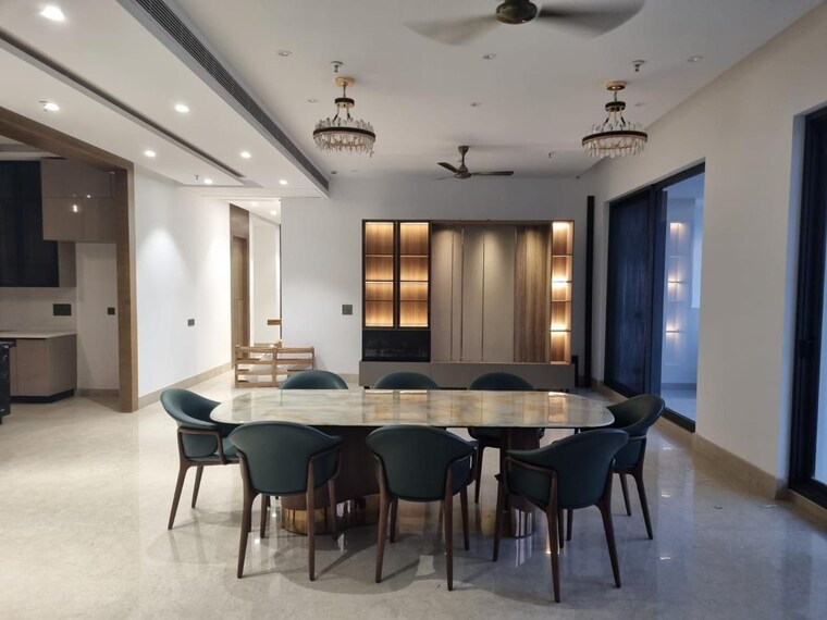 Dining area, aba-county-107 5 Bedroom 6570 Sq.Ft. Apartment In Sector 107 Noida 9586945