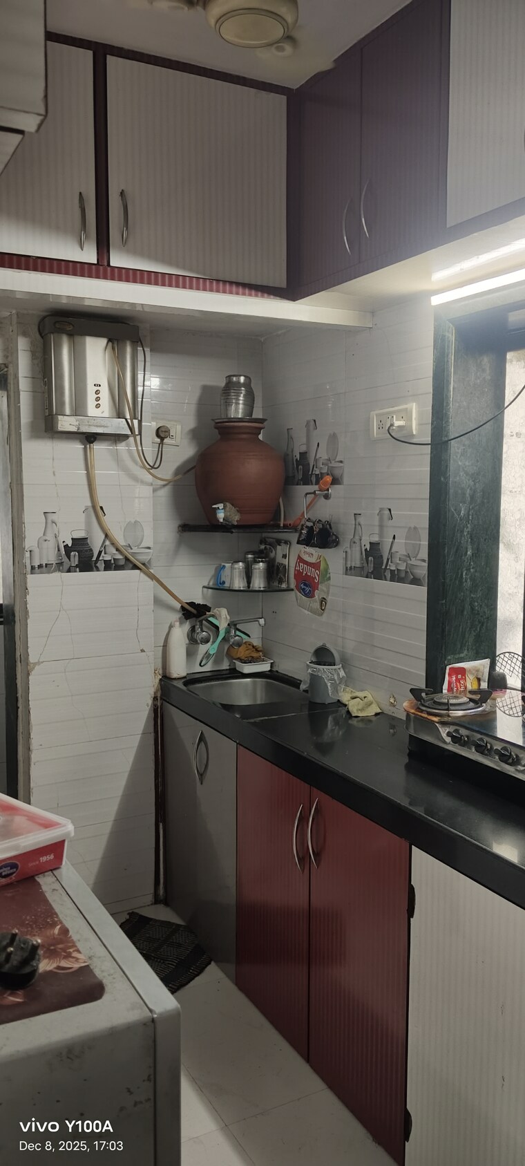 Kitchen, karma-vihar 1 RK 300 Sq.Ft. Apartment In Ghatkopar East Mumbai 9586961