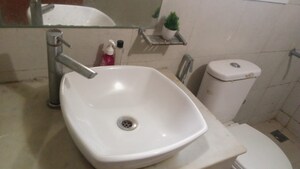 Bathroom in 1.5 BHK Apartment at Bhartiya Nikoo Homes, Thanisandra Main Road – for Rent